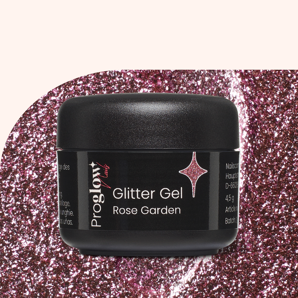 Glam Glitter Gel Rose-Garden