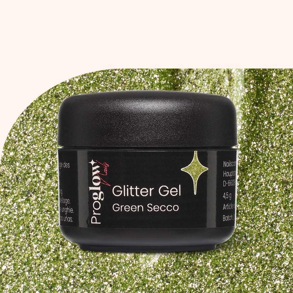 Glam Glitter Gel Green-Secco