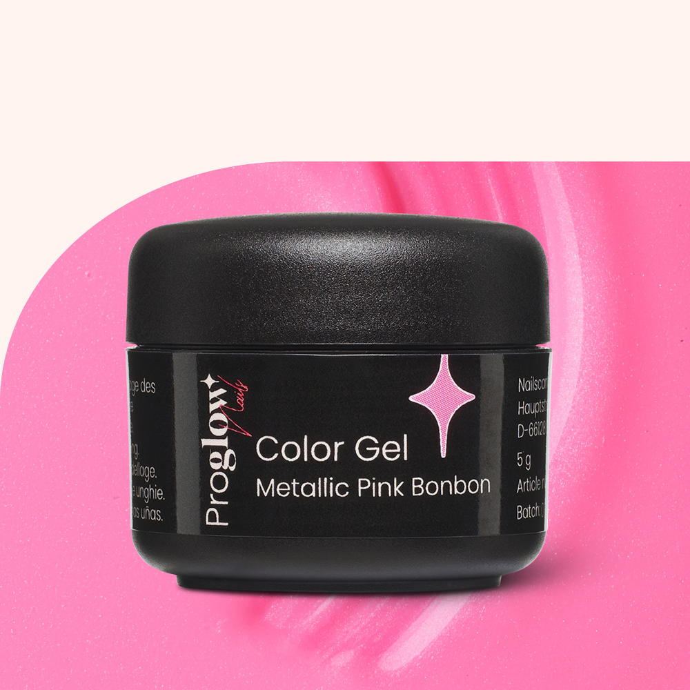 Color Gel Metallic Pink Bonbon