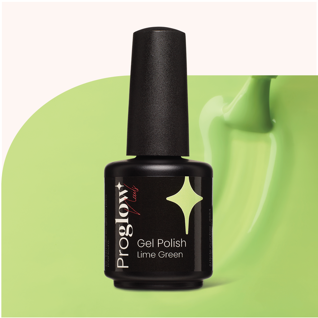 4034 Gel Polish Lime Green 1