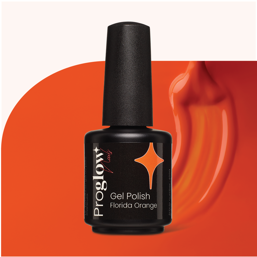 4090 Gel Polish Florida Orange 1