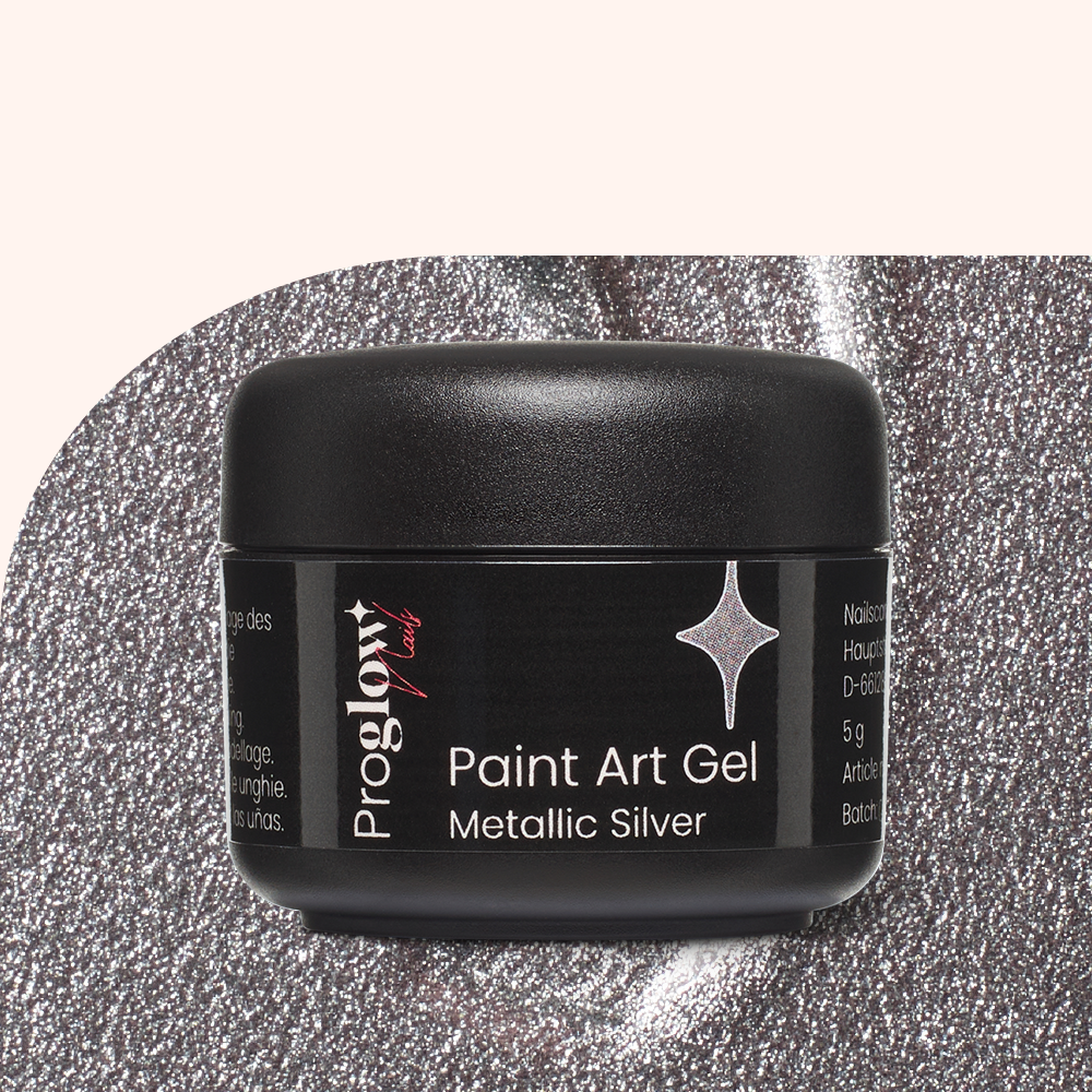 Paint Art Gel Metallic Silver