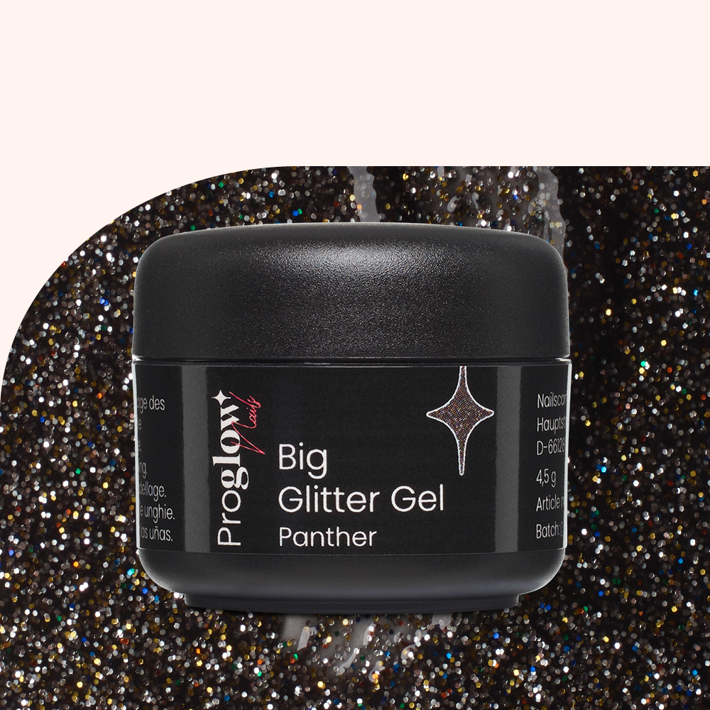 Big Glitter Gel Panther