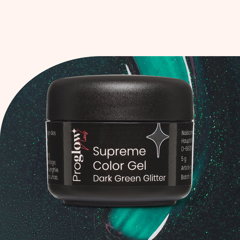 Supreme Color Gel Dark-Green Glitter