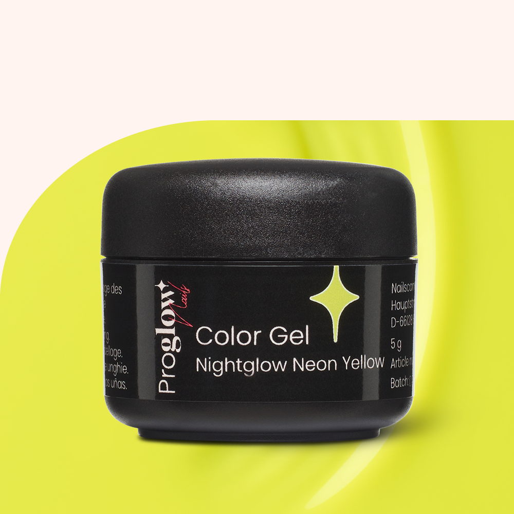 Color Gel Nightglow Neon Yellow