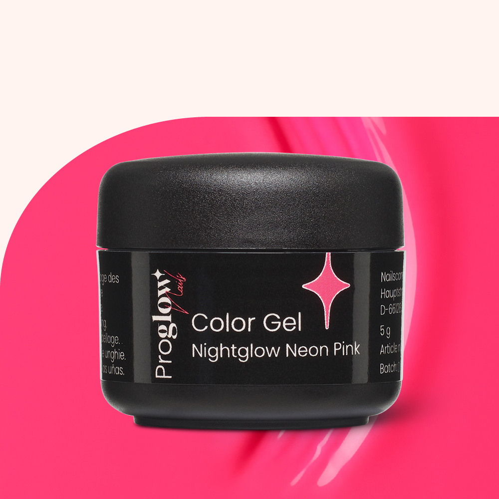 Color Gel Nightglow Neon Pink