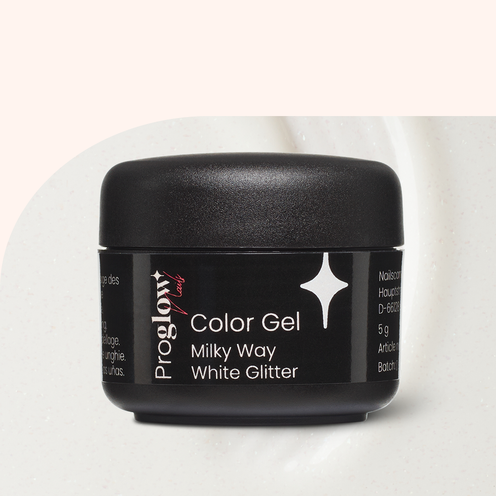 Color Gel Milky Way White-Glitter