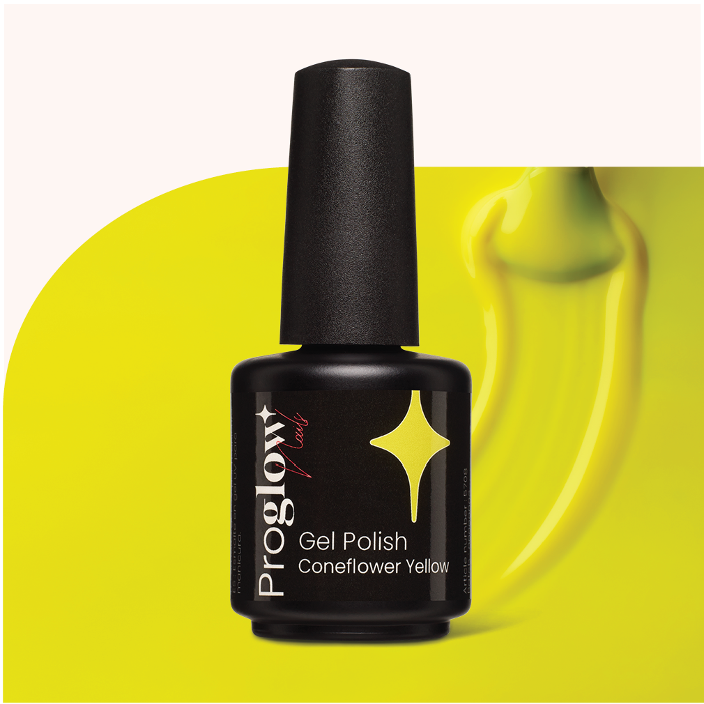 5708 Gel Polish Coneflower Yellow 1