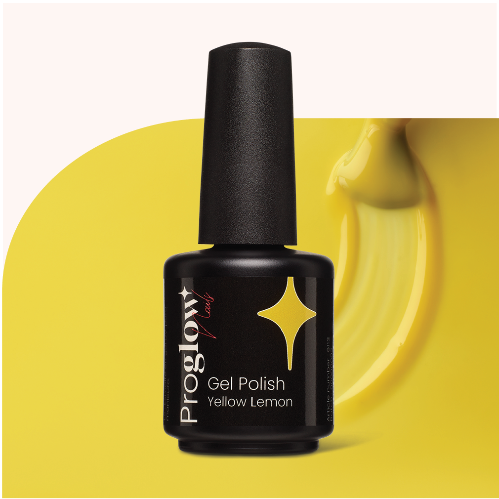 6113 Gel Polish Yellow Lemon 1