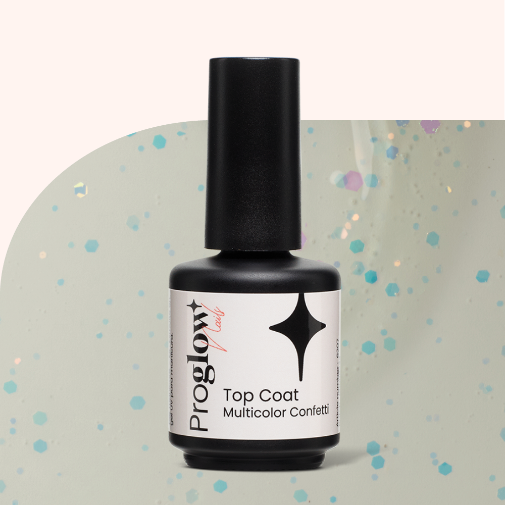 Top Coat Multicolor Confetti