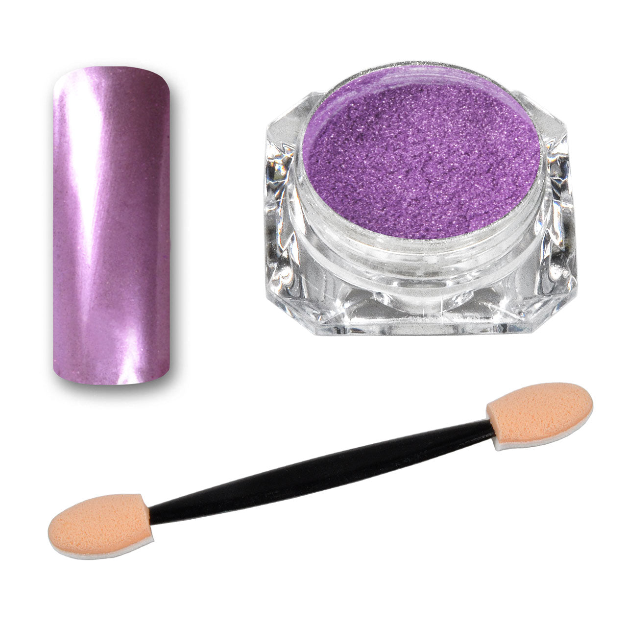 Mirror Chrome Puder Aubergine Reflection