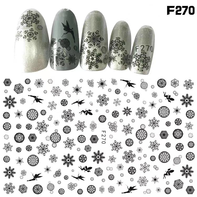 Nail Sticker Snowflake 1